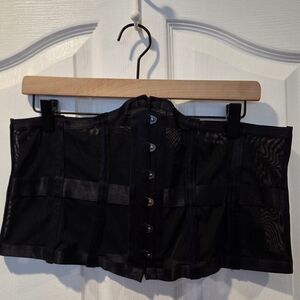 Elegant Black Corset Top